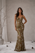 Vestido Oliva Bordado