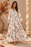 Vestido bohemio con lazadas